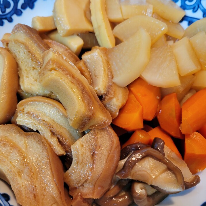 【簡単なのに本格】車麩と野菜の煮物♪